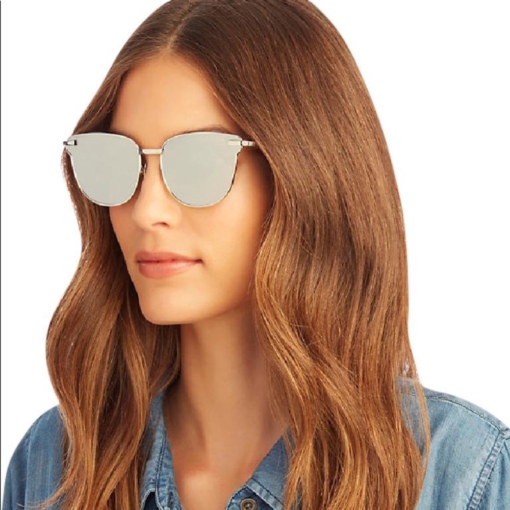 Le Specs Luxe Mirrored Sunglasses